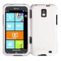 For Samsung Focus S Cover Hard Case White +Screen 2 in1