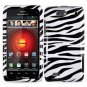 For Motorola Droid 4 XT894 Cover Hard Case Zebra