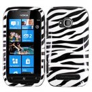 For Nokia Lumia 710 Cover Hard Zebra Case