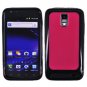 For Samsung Galaxy S II LTE Hard Pink / Edge Soft Black Case GT-i9210