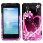 For HTC Hero S Cover Hard Phone Case Love + Screen Protector 2-in-1