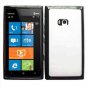 For Nokia Lumia 900 Case Soft Edge Black/ White Hard Cover