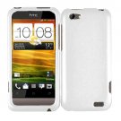 For HTC One V Cover Hard Phone Case White