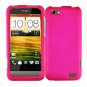For HTC One V Cover Hard Phone Case Hot Pink
