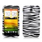 For HTC One X Cover Hard Phone Case Zebra
