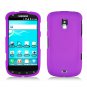 For Samsung Galaxy S Aviator Car Charger +Hard Case Purple Cover 3-in-1