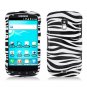 For Samsung Galaxy S Aviator Cover Hard Case Zebra +Screen Protector 2 in1