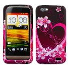 For HTC One V Cover Hard Phone Case Love