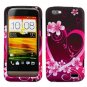 For HTC One V Cover Hard Phone Case Love