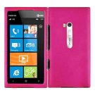 For Nokia Lumia 900 Car Charger +Hard Case H-Pink Cover +Screen 3-in-1