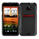 For HTC Evo 4G LTE Cover Hard Phone Case Black