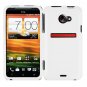 Screen Protector + Cover Hard Case White+ Car Charger For HTC Evo 4G LTE