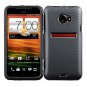 For HTC Evo 4G LTE Cover Hard Phone Case Carbon Fiber + Screen Protector 2-in-1