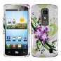 For LG Optimus LTE Cover Hard Case Green Lily ( Nitro HD P935 / P930 )