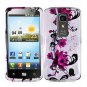 Phone Case For LG Optimus LTE Hard Cover W-Flower ( Nitro HD P935 / P930 )
