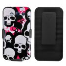 Phone Case For Samsung Galaxy S III Hard Cover P-Skull +Holster Belt Clip +Stand