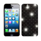 For Apple iPhone 5 / iphone5 Hard Case Brilliant Crystal Black Phone Cover