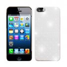 For Apple iPhone 5 / iphone5 Hard Case Brilliant Crystal White Phone Cover