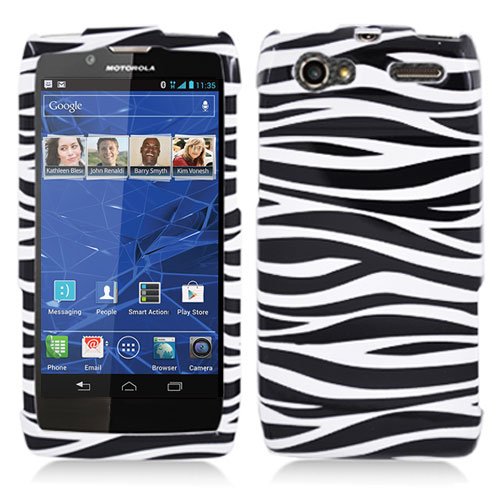 For Motorola Razr V Phone Case Zebra Hard Cover +Screen Protector XT886