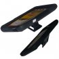 Phone Case For HTC Evo 4G LTE Hard Cover Black /Black soft edge + Kick Stand