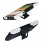 Holster Belt Clip For HTC Evo 4G LTE Hard Case Black /White soft edge + Kick Stand