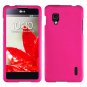 Phone Case For LG Optimus G Hot Pink Hard Cover ( Sprint / LS970 )