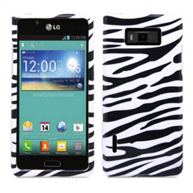 Phone case For LG Spendor US730 / Venice 730 Hard Case Zebra Phone Cover +Screen Protector