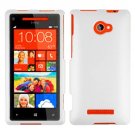 Phone Case For HTC Window Phone 8X 4G LTE Hard Case White Phone Cover