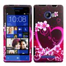 Phone Case For HTC Window Phone 8X 4G LTE Hard Case Love Phone Cover