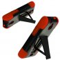 Phone Case For Huawei Valiant / Huawei Ascend Plus Silione Corner Red/Black Hard Cover Stand
