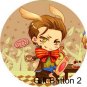 CTBK: Alice in Wonderland Paro Card + Buttons Set
