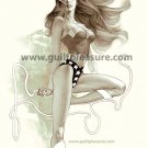 4X6 Postcard: Wonder Woman Detailed Sketch (B-10)