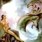 Fantasy art 8.5 x 11 color Print 2