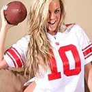 Football Diva 4 x 6 color photo 4.