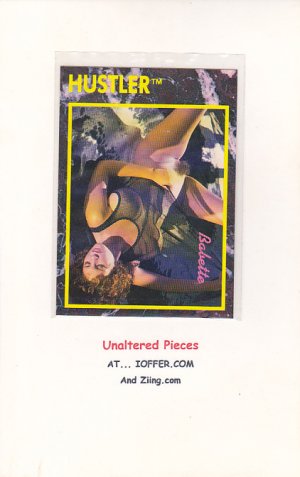 Babette 1993 Hustler trading card #119.
