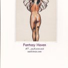 Olivia (ladies) 1994 fantasy art trading card #37 .