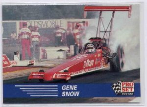 1991 Pro Set NHRA Gene Snow Racing Card #54 (CK0075)