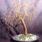 Leaning Willow, wire tree sculpture - by Sal Villano