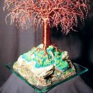 Mystical Island, wire tree sculpture - by Sal Villano