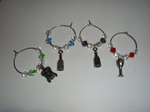 Wine Charms - Free when you sign up for my VClub at www.booksthatrock.com