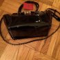 $2295 Valentino Garavani Blk Patent Leather Rockstud Mini Crossbody