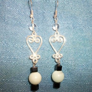 Amazonite Sankofa Ear Candy Dangles