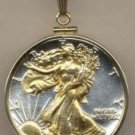 Old U.S. Walking Liberty half dollar Necklace
