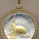 Gorgeous Statue of Liberty ½ Dollars Necklaces