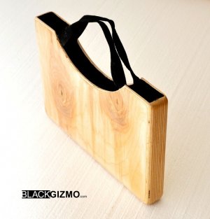 Wooden laptop case