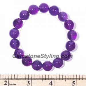 Natural Amethyst Quartz (Crystal) Bracelet