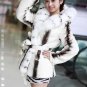 Trendy 100% Fox Fur coat Luxury ladies winter coat