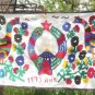 Vintage Uzbek Suzani Hand Embroidery Wall Hanging USSR Soviet 1975