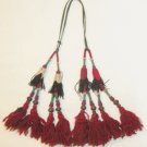 Woolen Tassels vintage Uzbek pendant tribal belly dance