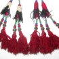 Woolen Tassels vintage Uzbek pendant tribal belly dance